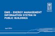 Energy management information system in public buildings