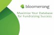 Maximize Your Database for Fundraising Success (NEAHP)