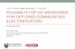 Kuching | Jan-15 | Feasibility of DC-microgrid For Off-grid Communities Electrification