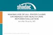 Making use of All-Payer Claims Databases for Health Care Reform Evaluation