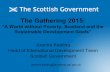 "A World without Poverty: Scotland and the Sustainable Development Goals" Joanna Keating, Scottish Government (Feb 2015)