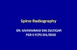 Spine radiography