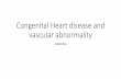 Congenital heart disease and vascular abnormality(x-ray findings)