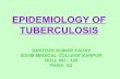 EPIDEMIOLOGY OF TUBERCULOSIS