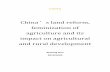 Managing natural resources research paper-China’s land reform, feminization of agriculture and its impact on agricultural and rural development