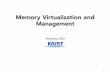 4. Memory virtualization and management
