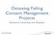 Detoxing Failing Content Management Projects