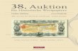 38th auction for old stocks and bonds and papermoney (Historische Wertpapiere, Nonvaleurs)