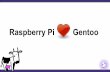 Raspberry pi + gentoo