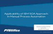 Applying an IBM SOA Approach to Manual Processes Automation