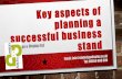 Key Aspects of Planning a Successful Business Stand
