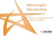Meaningful Mentorship
