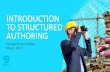 Introduction to structured authoring