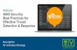 Aws security  best practices for effective threat detection and response