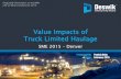 Value impacts of truck limited haulage - SME 2015
