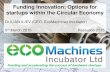 EcoMachines Incubator: Resource 2015 - Funding Options for Startups