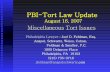 Philadelphia Lawyer - Tort Law Update