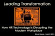 HR Technology and Transformation - 5 Ways Tech is Disrupting Workplaces