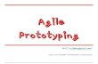 Agile prototyping intro v.1.5
