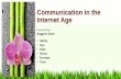 Communcation in the internet age (bener2 final)