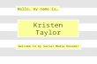 Kristen Taylor PowerPoint Resume