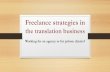 Freelance strategies in the translation business