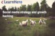 Social media strategy and growth hacking