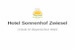Hotel Sonnenhof, Zwiesel, Bayerischer Wald