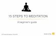 15 Steps to Meditation