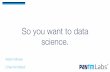 Paytm labs soyouwanttodatascience
