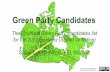 Green party candidates slides 1 of 10 (nfld, pei, ns, nb)