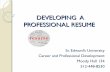 Jan 23 revised ppt resume workshop