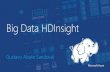 Big data, Hadoop, HDInsight