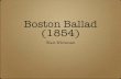 Boston ballad ppt