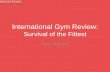 Peer Review: International Gyms
