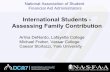 International Students - Assessing Family Contribution