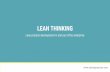 Lean thinking in product development (IT Bali Meetup - March 2015)