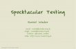 Spocktacular Testing - Russel Winder