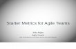 Starter Metrics For Agile Teams