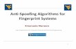 Fingerprint Anti-Spoofing  [ Talk in Stanford Nov. 2013]
