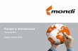 Mondi E&I company presentation March 2015