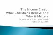 The Nicene Creed Class #3