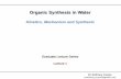 Graduate lectures (Organic Synthesis in Water)