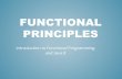 Functional programming principles and Java 8