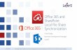 Office 365 Local File Share Synchronization - Issues Solved.