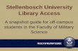 Stellenbosch university library access for off-campus students