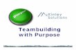 Team building with purpose HRPA 2015