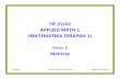 Matematika terapan week 6
