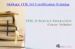 ITIL SO Certification Training Syllabus