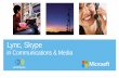 Lync skype in communications and media